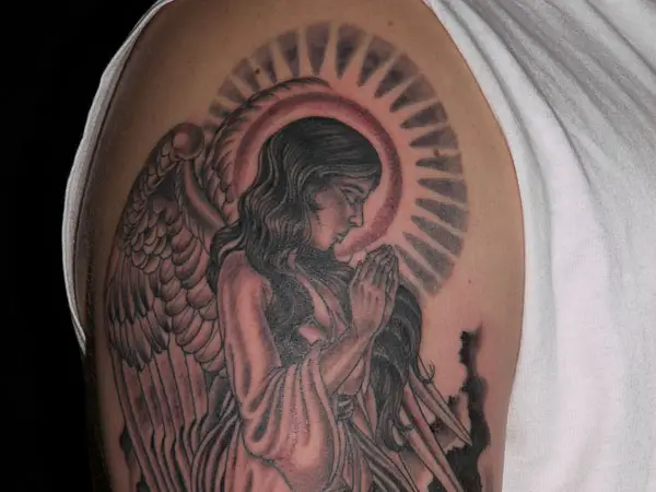 Heavenly Angel- Close up by Larry Brogan : Tattoos