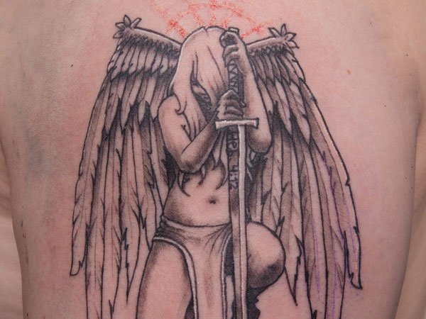 829 Angel Tattoos Stock Photos HighRes Pictures and Images  Getty Images