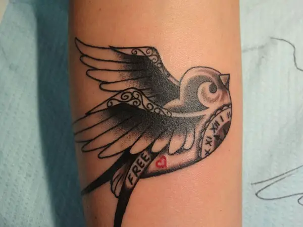 Patterns Of Bird Tattoo