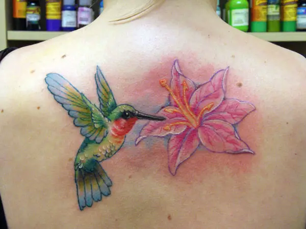Classic Hummingbird Tattoo