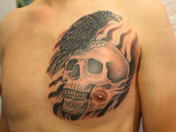 Bird Of Death Tattoo