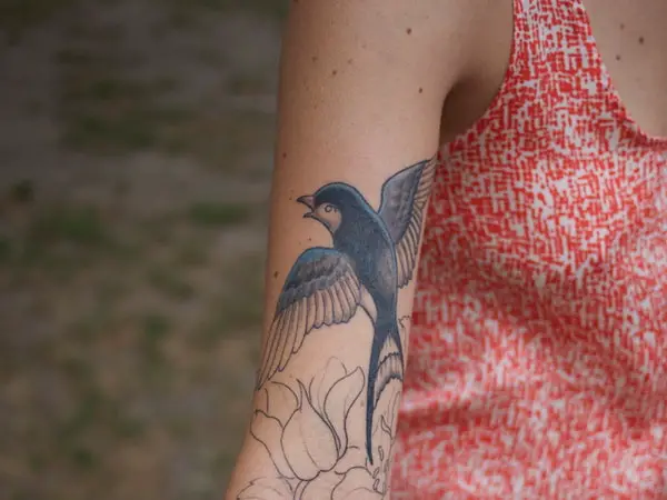 Blue Bird Tattoo