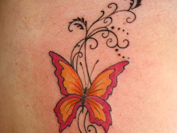 Waterproof Temporary Tattoo Sticker rose angel wings bird butterfly vine  full arm fake tatto flash tatoo for men women girl
