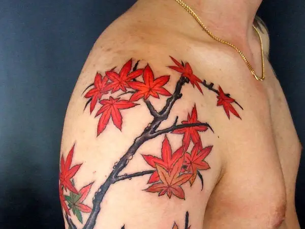 Japanese Maple Leaf Tattoo by EternalNight11 on DeviantArt