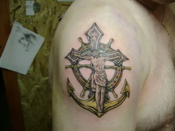Jesus Nautical Tattoo