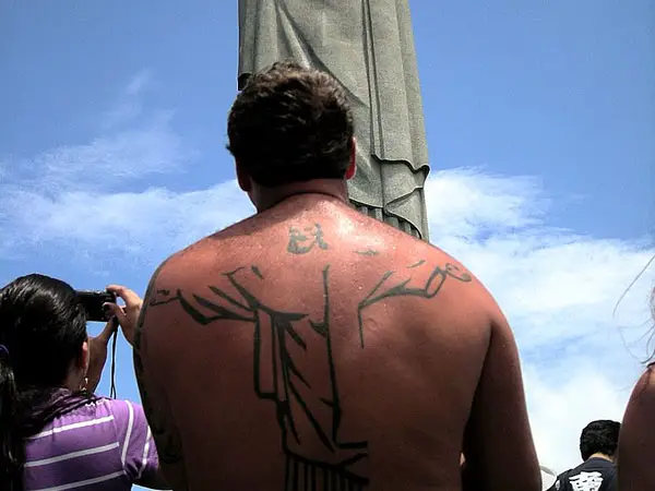 Jesus Figure Tattoo