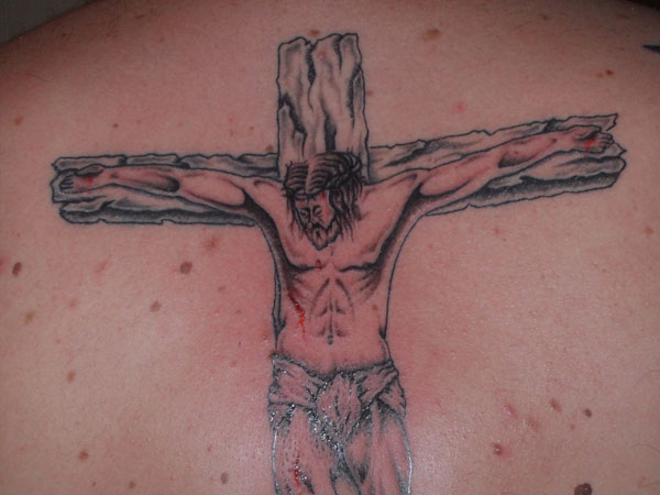 Jesus Detailed Tattoo