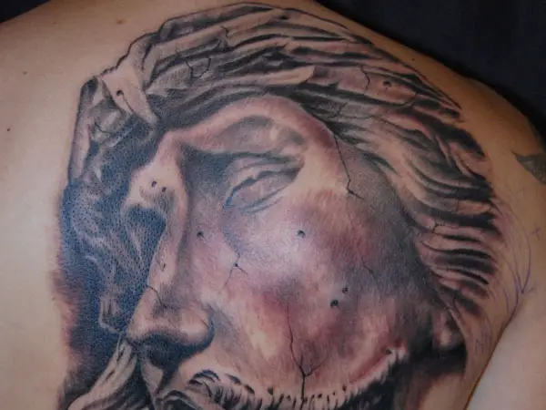 Jesus Broken Tattoo