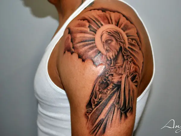 Royal Jesus Tattoo