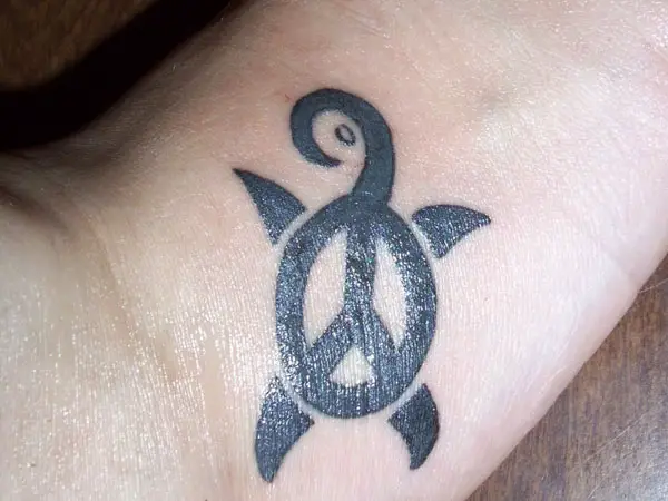 The Peace Turtle Tattoo
