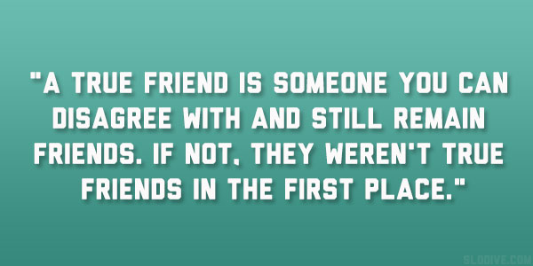 True Friend Quote