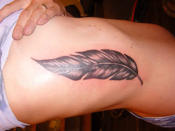 Feather Rib Tattoo 