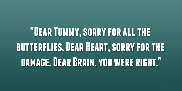 Dear Tummy