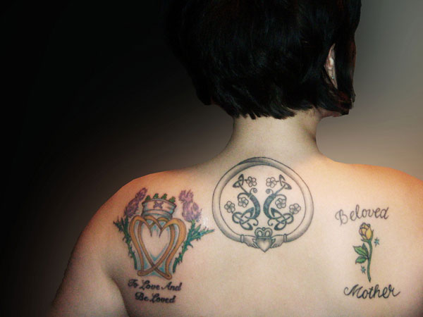 Meaningful Cherishing Back Tattoos