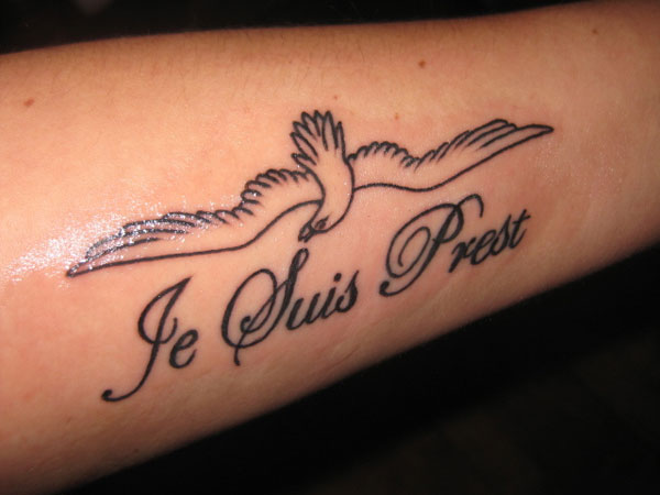 Bird With Meaning Tattoo