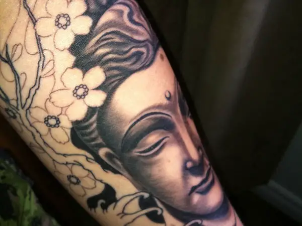 Contrasts Buddhist Tattoo