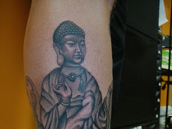 Pencilled Buddhist Tattoo