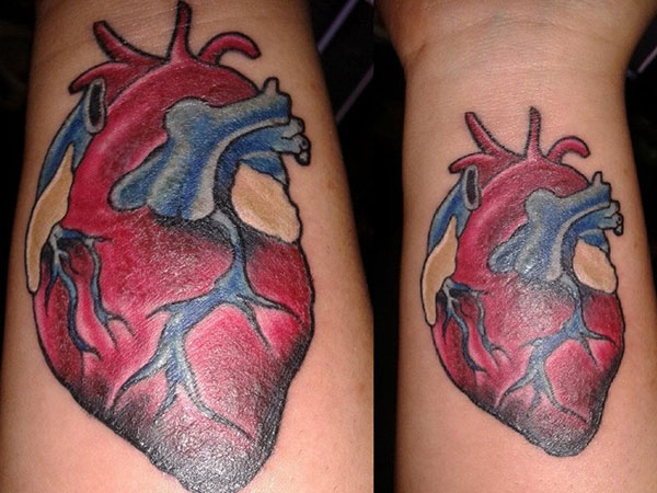 Catchy Heart Tattoo