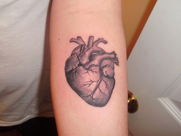 Hand Heart Tattoo