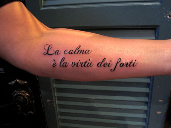 italian word tattoos and meanings