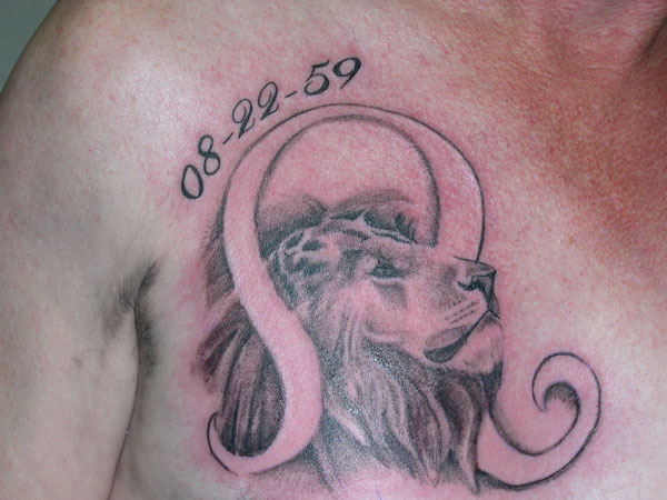 Memorial Lion Tattoo