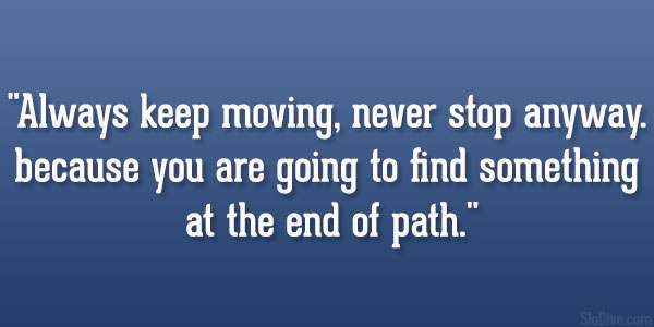 Keep Moving