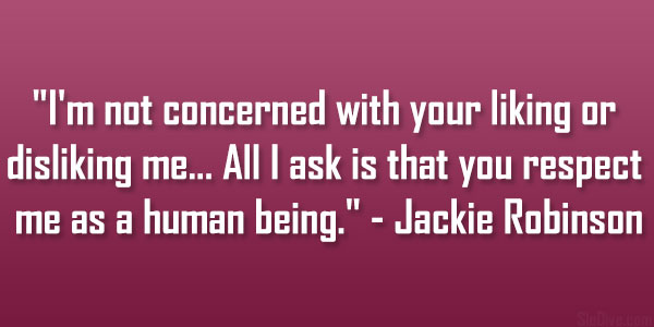 Jackie Robinson Quote