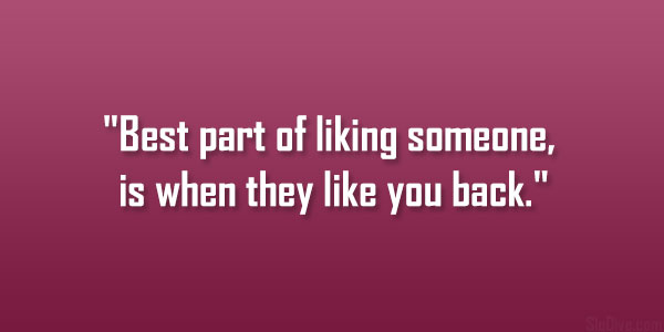 Liking Someone