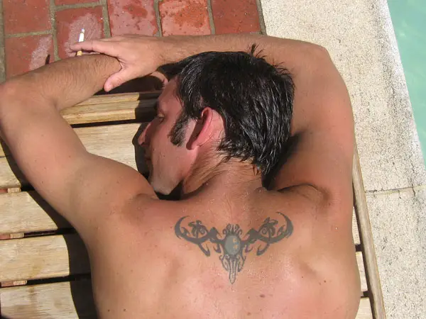 small back tattoos for men