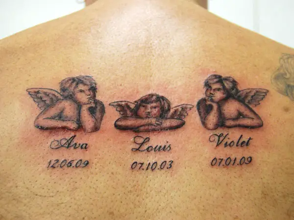 Cherubs Memorial Tattoo