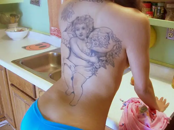 Alluring Cherub Tattoo