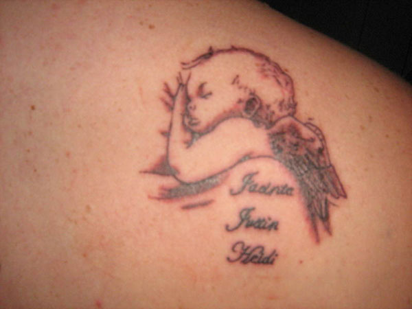 Cherub Tattoo For Children