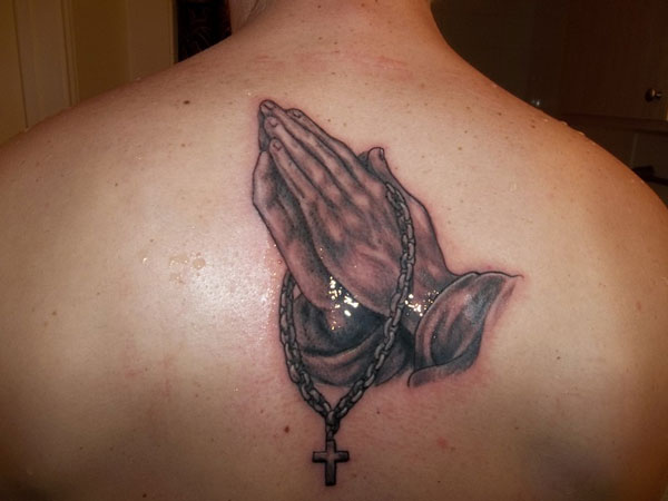 Christian Praying Tattoo
