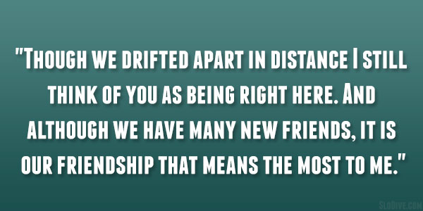 Drifted Apart