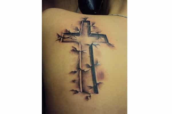 80 Stylish Cross Tattoos On Back  Tattoo Designs  TattoosBagcom