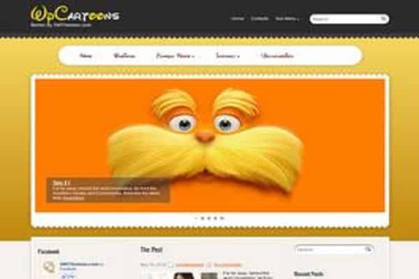 WP Cartoons WordPress Theme WP Cartoons WordPress Theme