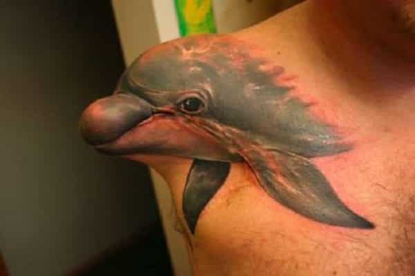 Dolphin Stub Tattoo