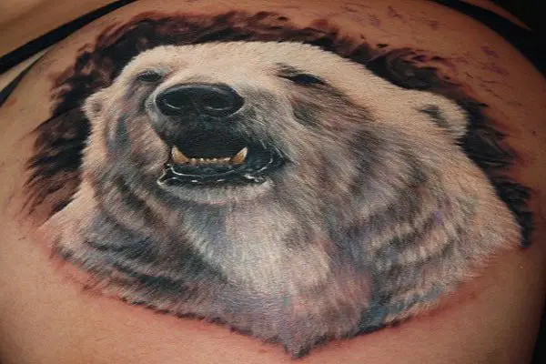 Majestic Polar Bear Tattoo