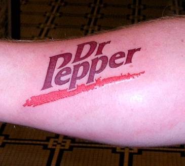 dr pepper tattoo