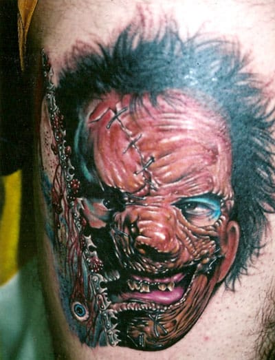 Leatherface tattoo