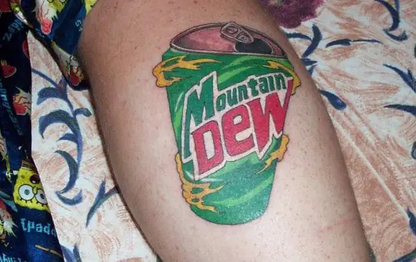 mountain dew tattoo