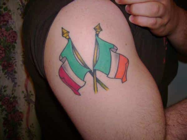 JLK Tattoo   Irish Flag in Watercolour     jlktattoo  watercolortattoo watercolour watercolourtattoo watercolor tattoo  tattoist tattooart tattoomagazine tattooartmagazine splash  colortattoo colourtattoo tattooartist tattootodo 