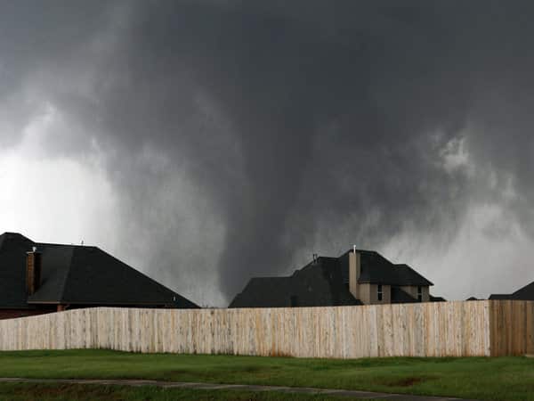 Tornado with a House