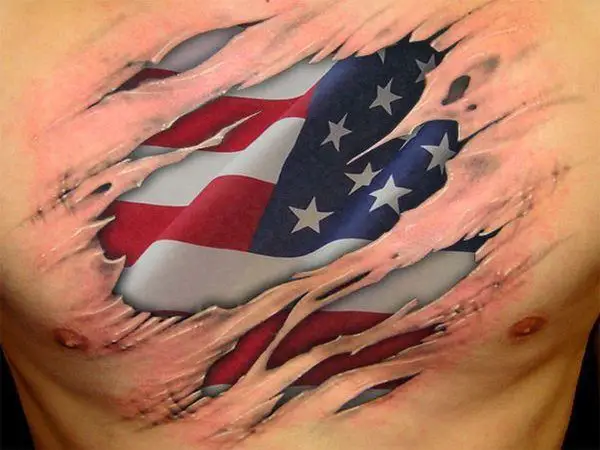 American Flag Tattoo 1
