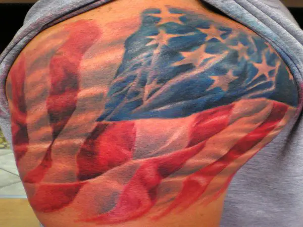 American Flag Tattoo 2