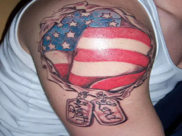 American Flag Tattoo 8