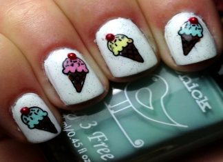 14 Fun Ice Cream Cone Nail Designs