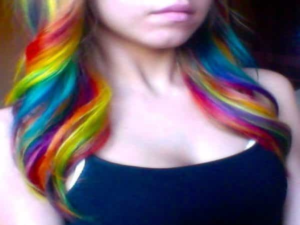 14 Radiant Rainbow Hairstyles