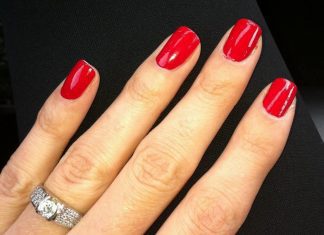 13 Beautiful Red Painted Fingernail Pictures