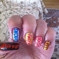 11 Totally Tasty Chocolate Nail Designs chocolate-nails-200by200